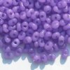 25 grams of 3x7mm Milky Violet Farfalle Seed Beads